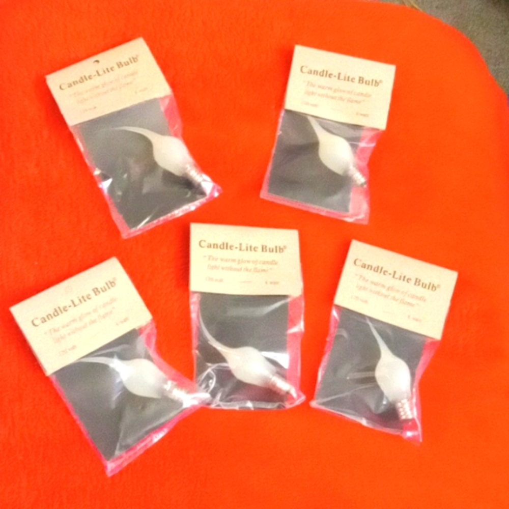 Candle-lite light bulbs bundle of 5